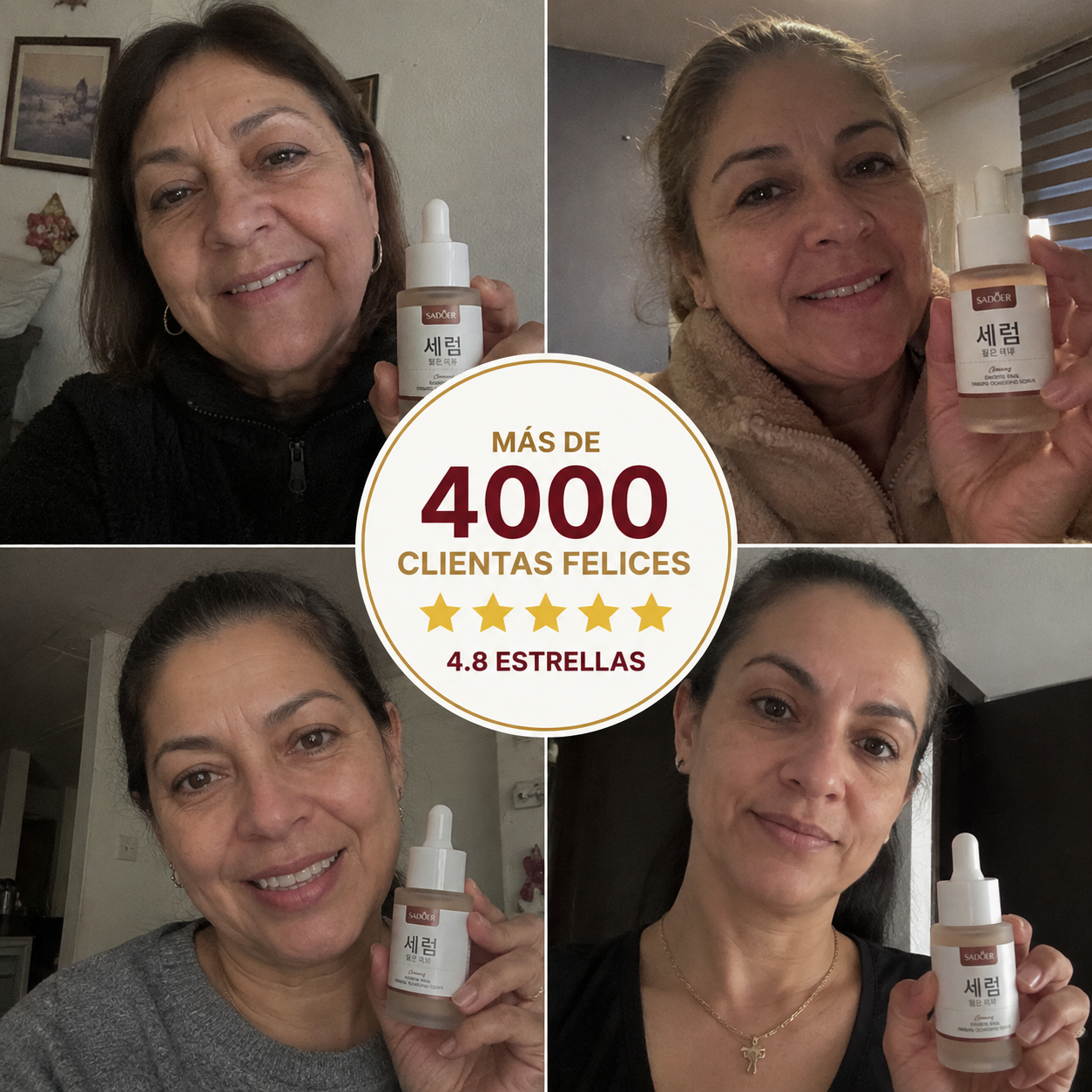 Sérum Facial Ginseng Caracol Reafirmante
