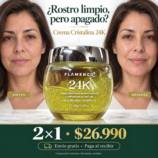 CREMA CRISTALINA DESINTOXICANTE 24K