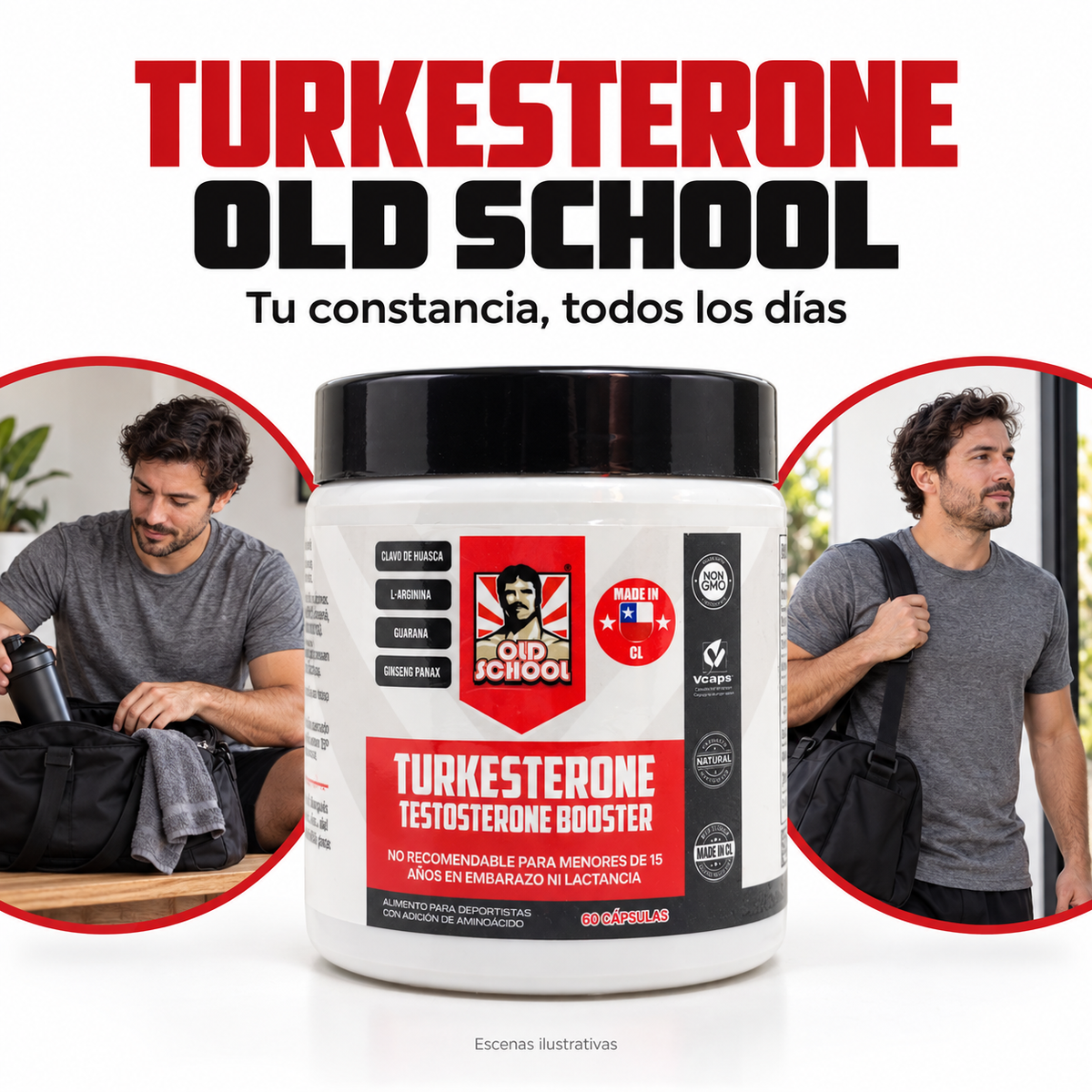 TURKESTERONE 60 CAP - tu constancia todos los dias