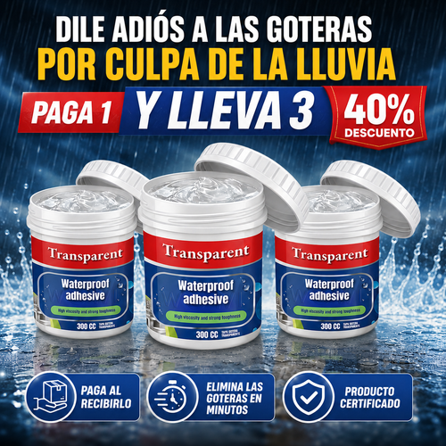 Despídete de las goteras antes de la próxima lluvia.