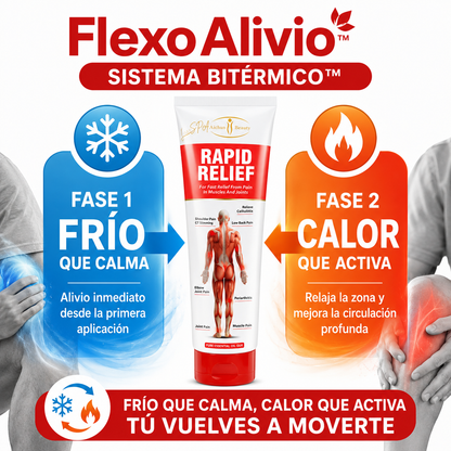 Dile adiós al dolor muscular y articular, Crema - FlexoAlivio