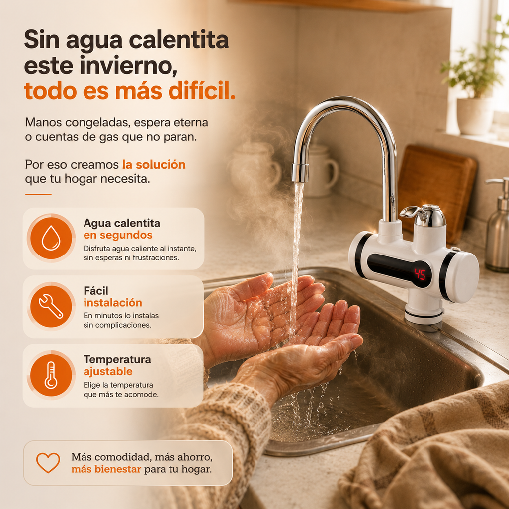 Hoven™ - Grifo de Agua Caliente Instantánea