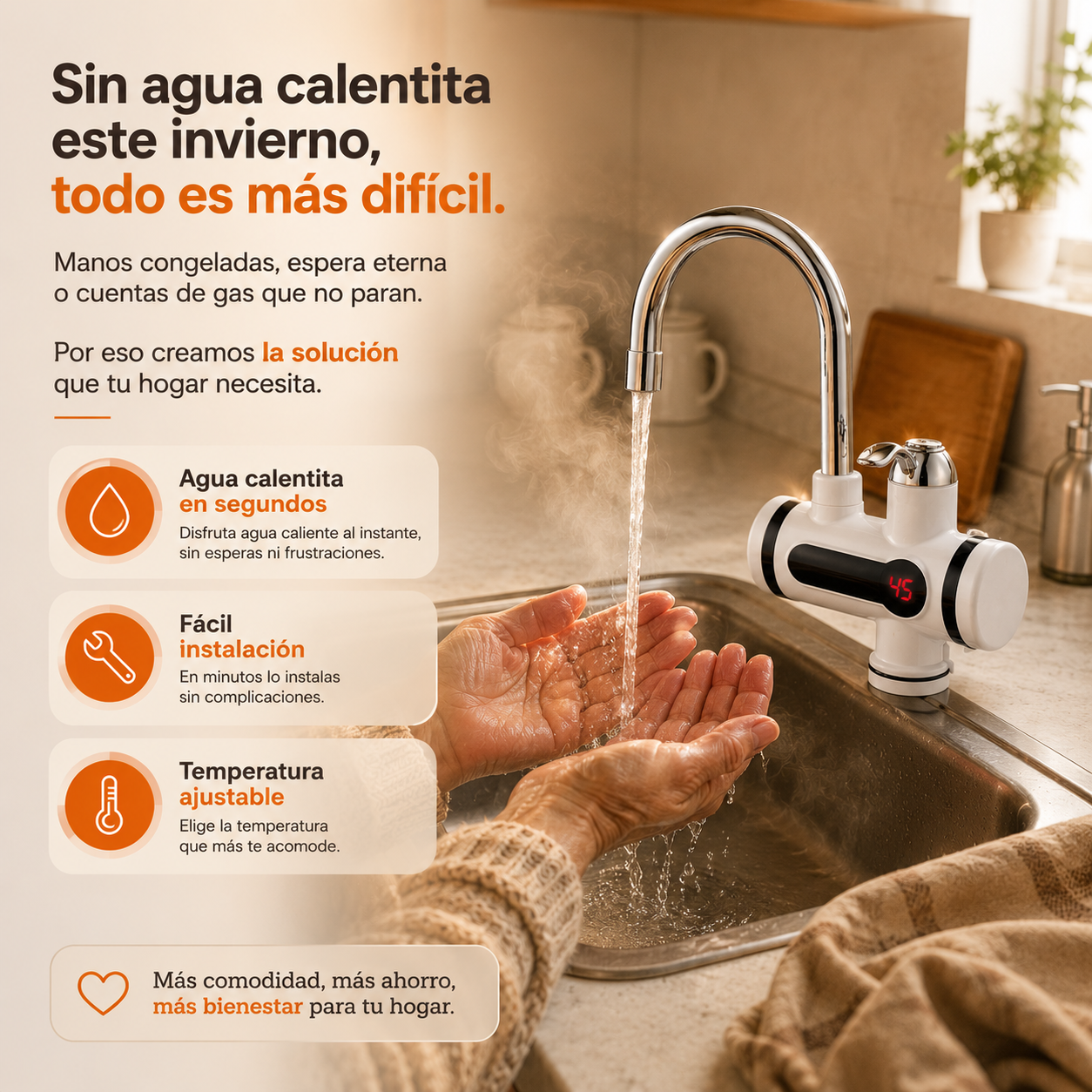 Hoven™ - Grifo de Agua Caliente Instantánea