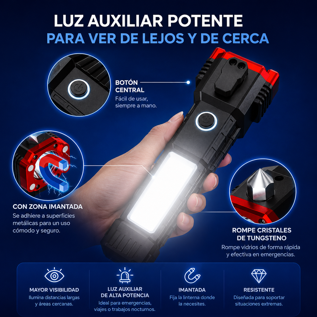 Linterna multifuncional - Hoven
