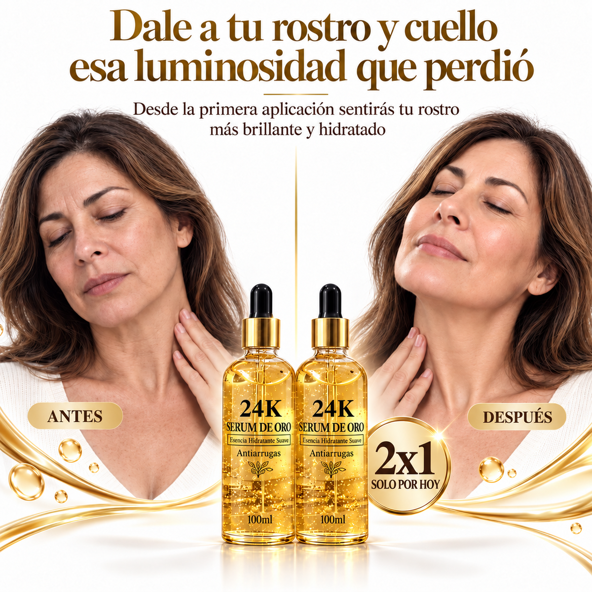 SERUM 24K GOLD 100ML 2x1
