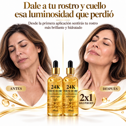 SERUM 24K GOLD 100ML 2x1