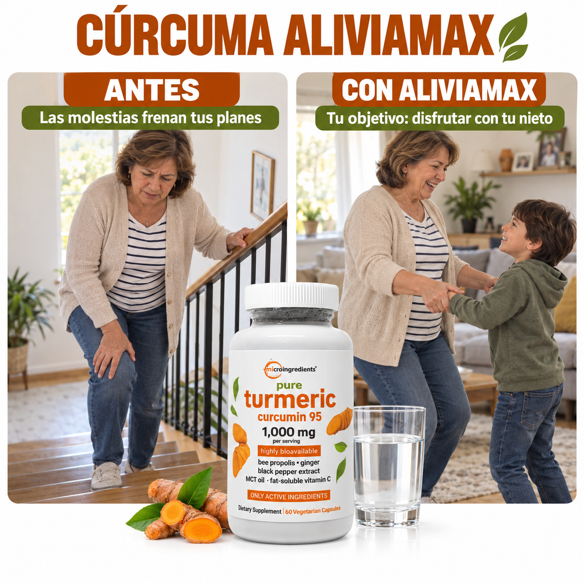 Turmeric AliviaMax - Vuelve a moverte sin miedo