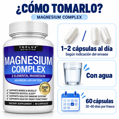 MAGNESIO COMPLEX  8 ELEMENTS EN 1