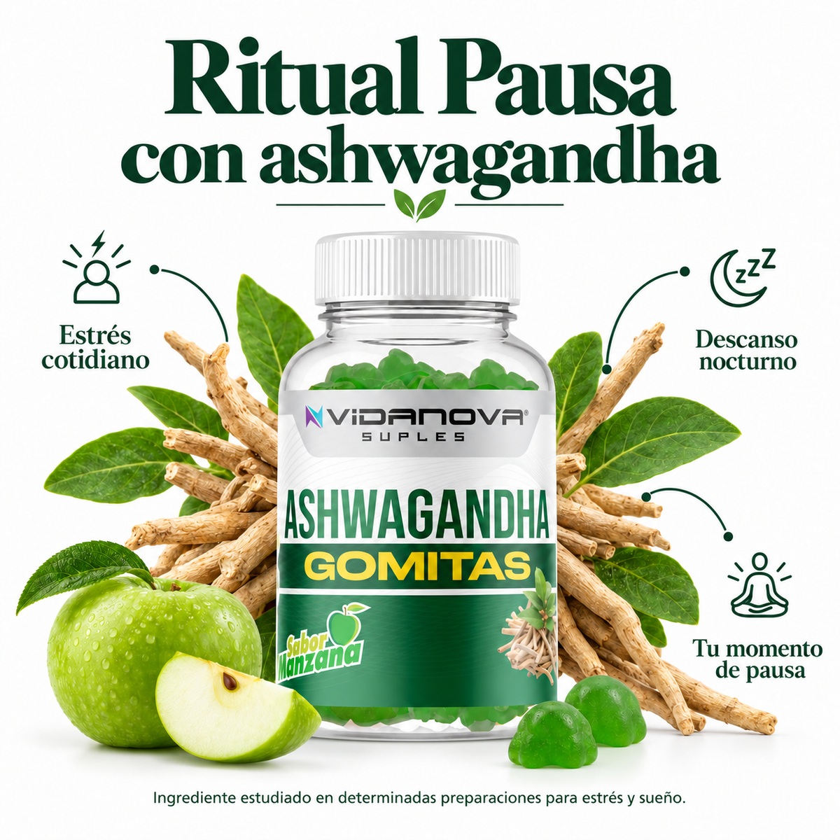Ashwagandha Gomitas — mecanismo
