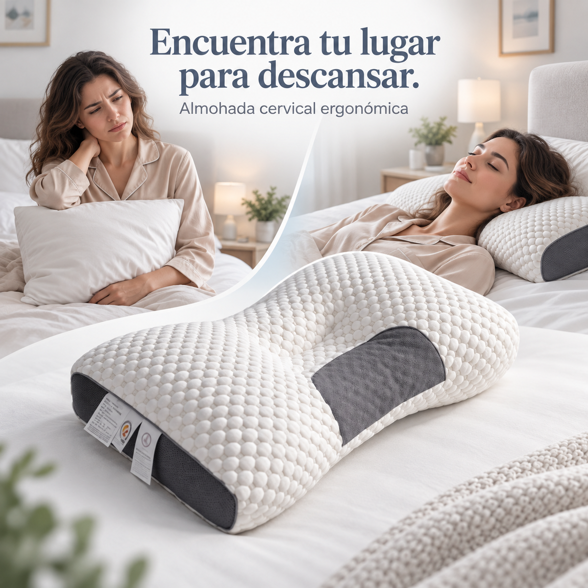 Almohada cervical ergonómica · hero