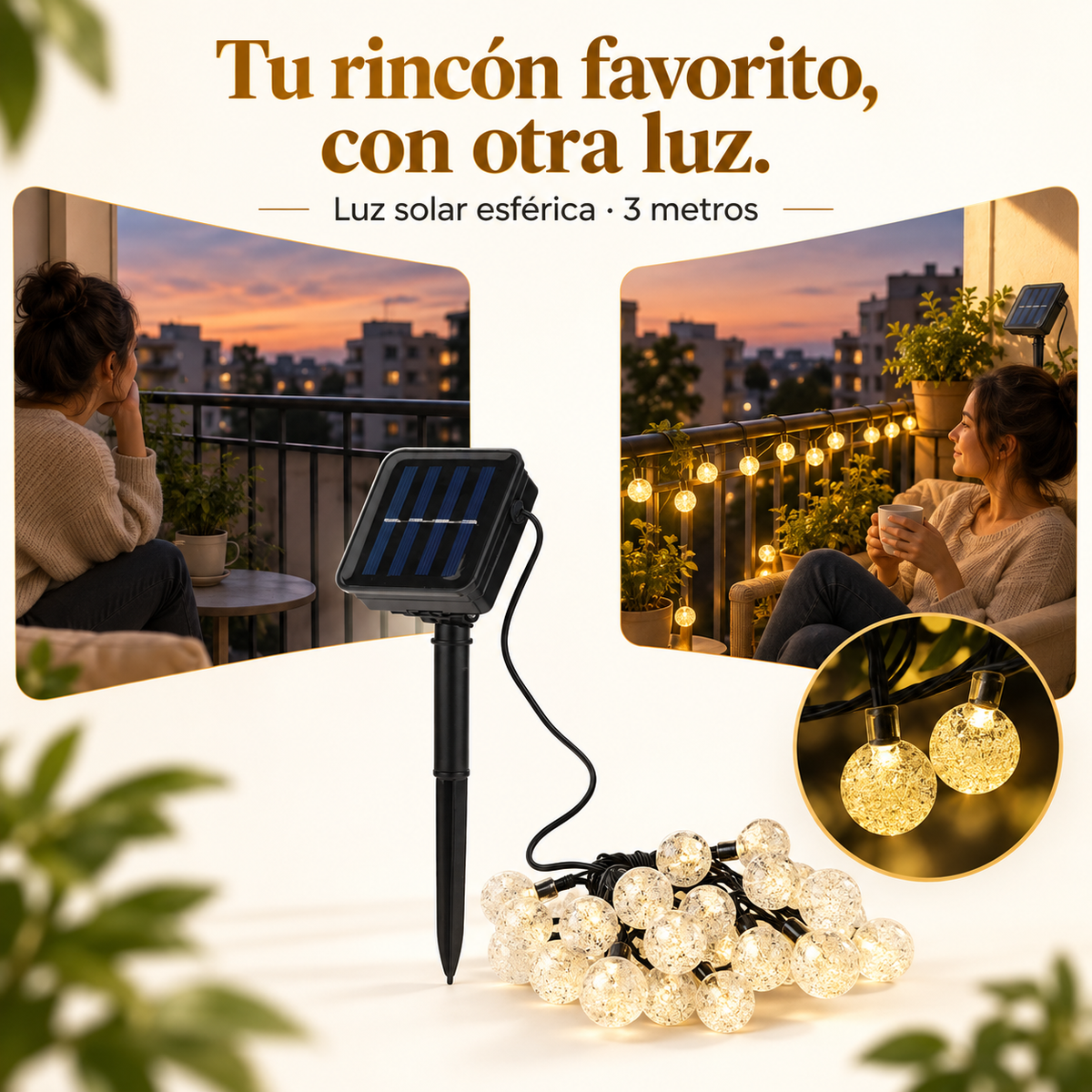 Luz solar esférica 3 metros · hero