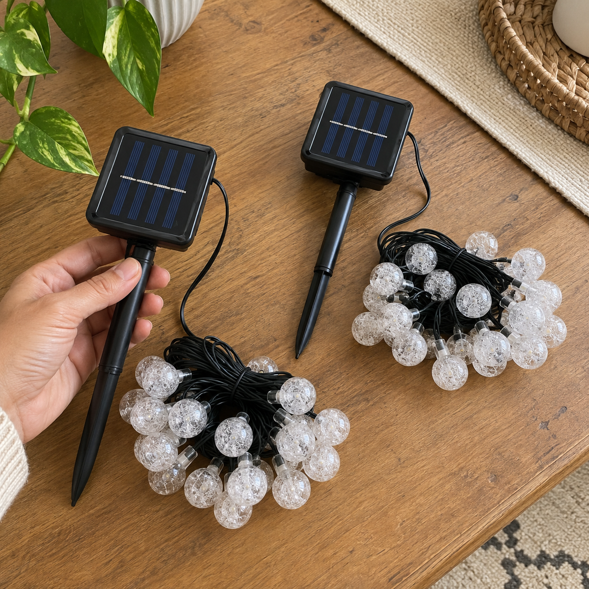 Luz solar esférica 3 metros · galeria vista superior