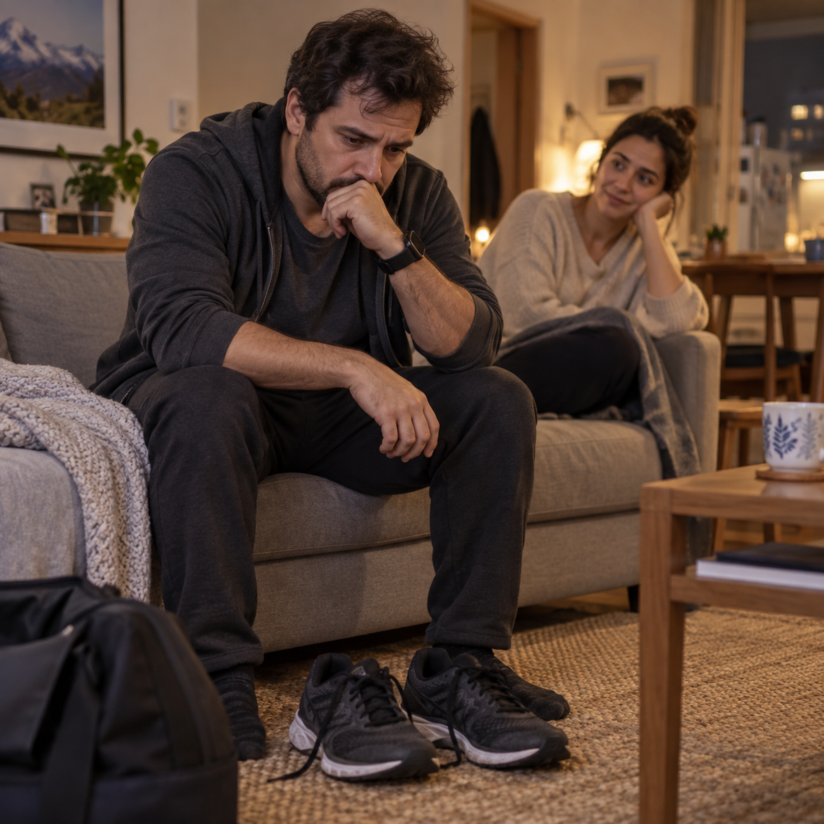 Escena publicitaria de Shilajit Gummies · 06-problema